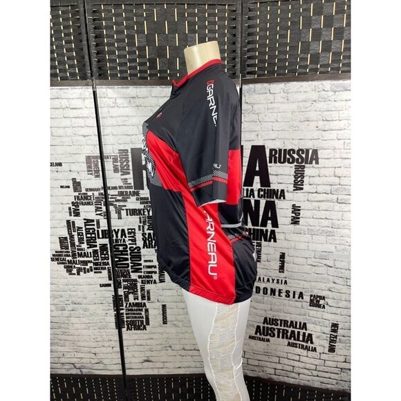 Louis Garneau XXL Logo Zip Front Triple Rear Pockets Half Sleeve Cycling Jersey - Picture 4 of 7